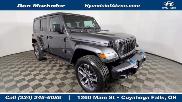 2024 Granite Crystal Metallic Clearcoat Jeep Wrangler Sport S 4xe 4X4 SUV