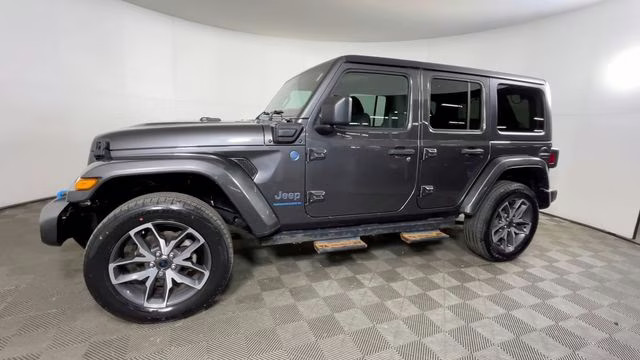 2024 Granite Crystal Metallic Clearcoat Jeep Wrangler Sport S 4xe 4X4 SUV