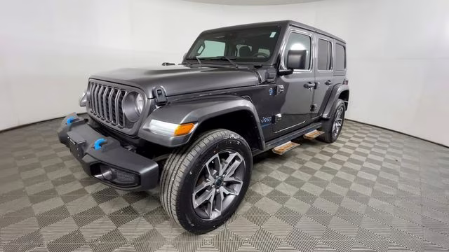 2024 Granite Crystal Metallic Clearcoat Jeep Wrangler Sport S 4xe 4X4 SUV