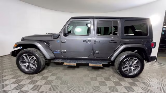2024 Granite Crystal Metallic Clearcoat Jeep Wrangler Sport S 4xe 4X4 SUV