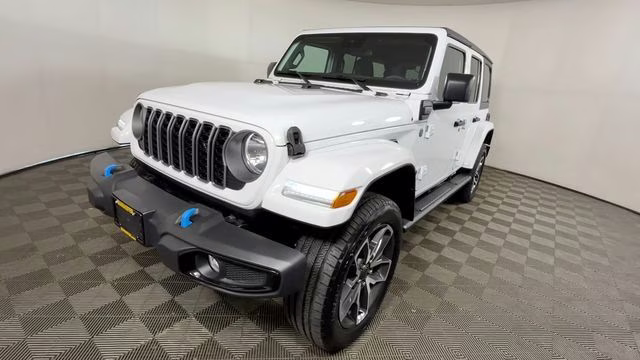 2024 Bright White Clearcoat Jeep Wrangler Sport S 4xe 4X4 SUV