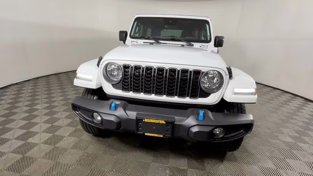 2024 Bright White Clearcoat Jeep Wrangler Sport S 4xe 4X4 SUV
