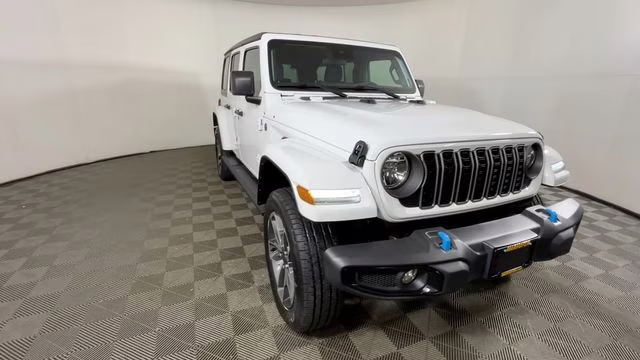 2024 Bright White Clearcoat Jeep Wrangler Sport S 4xe 4X4 SUV
