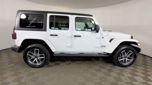 2024 Bright White Clearcoat Jeep Wrangler Sport S 4xe 4X4 SUV