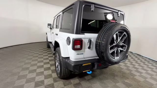 2024 Bright White Clearcoat Jeep Wrangler Sport S 4xe 4X4 SUV
