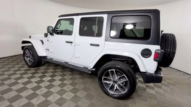 2024 Bright White Clearcoat Jeep Wrangler Sport S 4xe 4X4 SUV