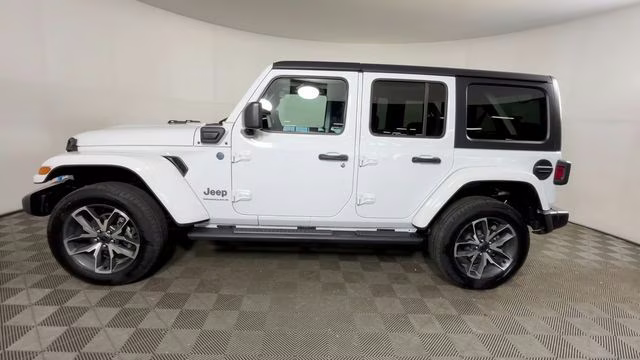 2024 Bright White Clearcoat Jeep Wrangler Sport S 4xe 4X4 SUV