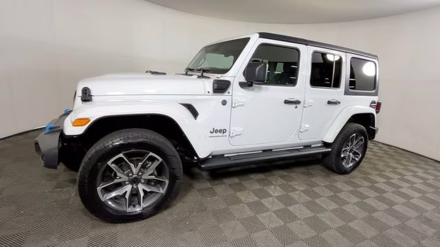 2024 Bright White Clearcoat Jeep Wrangler Sport S 4xe 4X4 SUV