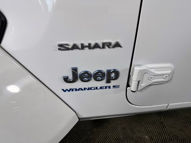 2024 Bright White Clearcoat Jeep Wrangler Sahara 4xe 4X4 SUV