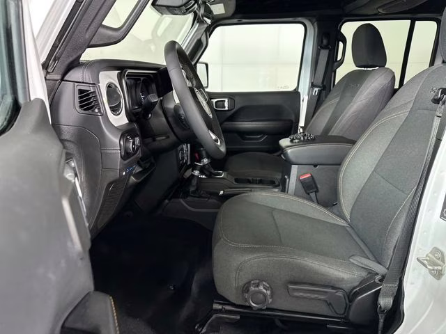 2024 Bright White Clearcoat Jeep Wrangler Sahara 4xe 4X4 SUV