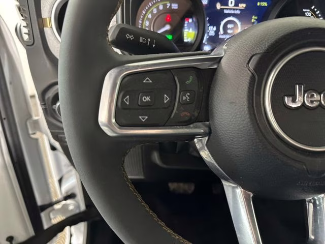 2024 Bright White Clearcoat Jeep Wrangler Sahara 4xe 4X4 SUV