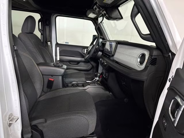 2024 Bright White Clearcoat Jeep Wrangler Sahara 4xe 4X4 SUV