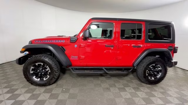 2024 Firecracker Red Clearcoat Jeep Wrangler Rubicon 4xe 4X4 SUV