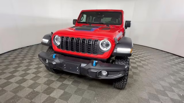 2024 Firecracker Red Clearcoat Jeep Wrangler Rubicon 4xe 4X4 SUV