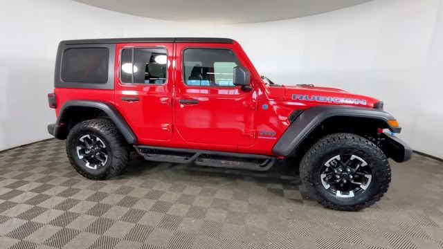 2024 Firecracker Red Clearcoat Jeep Wrangler Rubicon 4xe 4X4 SUV