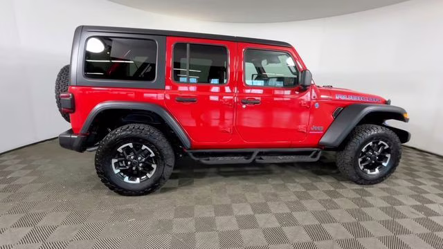 2024 Firecracker Red Clearcoat Jeep Wrangler Rubicon 4xe 4X4 SUV