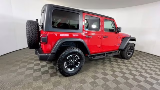 2024 Firecracker Red Clearcoat Jeep Wrangler Rubicon 4xe 4X4 SUV