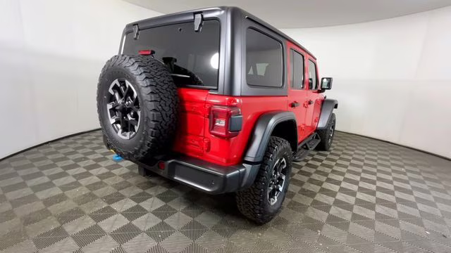 2024 Firecracker Red Clearcoat Jeep Wrangler Rubicon 4xe 4X4 SUV