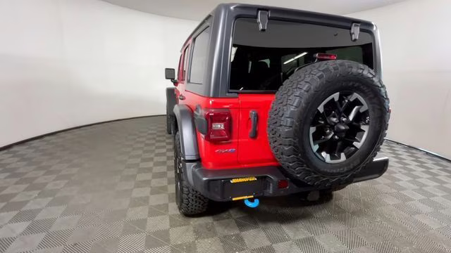 2024 Firecracker Red Clearcoat Jeep Wrangler Rubicon 4xe 4X4 SUV