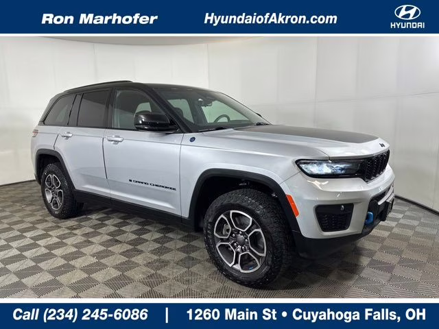 2023 Silver Zynith Jeep Grand Cherokee Trailhawk 4xe 4X4 SUV
