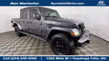 2022 Granite Crystal Metallic Clearcoat Jeep Gladiator Willys 4X4 Truck