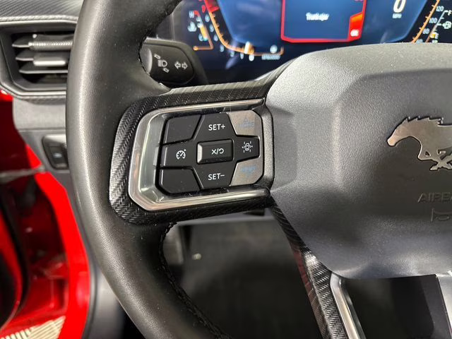 2024 Race Red Ford Mustang EcoBoost Premium RWD Coupe