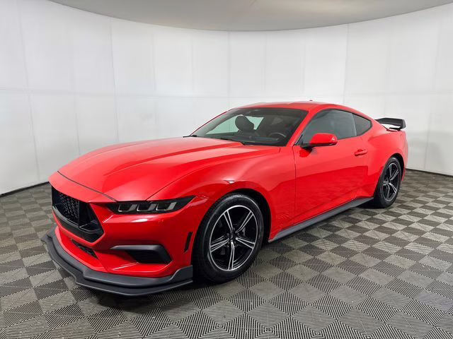 2024 Race Red Ford Mustang EcoBoost Premium RWD Coupe