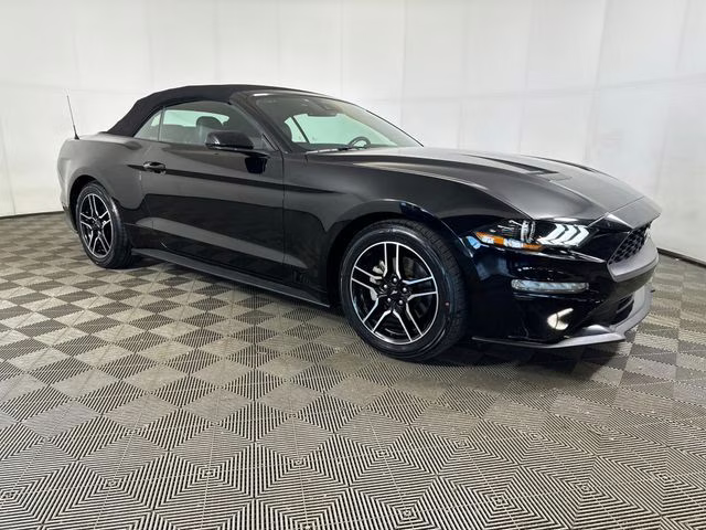 2023 Shadow Black Ford Mustang EcoBoost Premium RWD Convertible