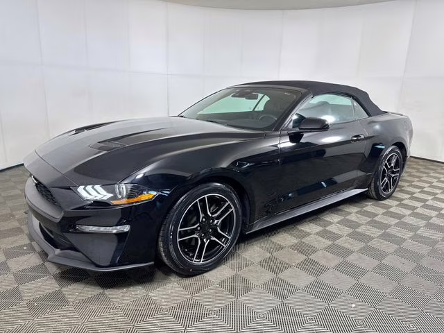 2023 Shadow Black Ford Mustang EcoBoost Premium RWD Convertible