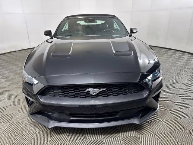 2023 Shadow Black Ford Mustang EcoBoost Premium RWD Convertible
