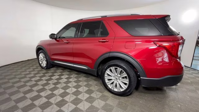 2021 Red Metallic Ford Explorer Limited 4X4 SUV