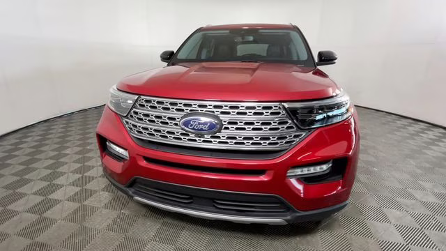 2021 Red Metallic Ford Explorer Limited 4X4 SUV