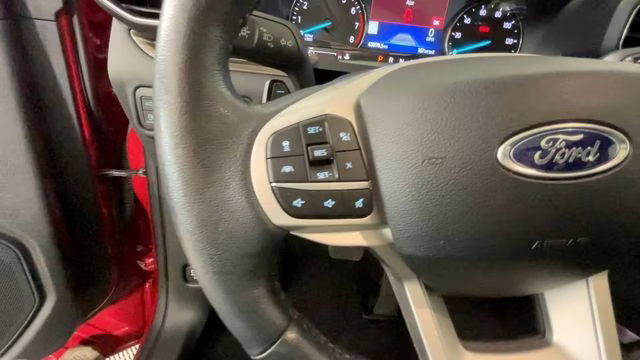 2021 Red Metallic Ford Explorer Limited 4X4 SUV