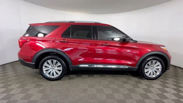 2021 Red Metallic Ford Explorer Limited 4X4 SUV