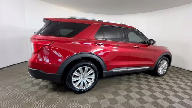 2021 Red Metallic Ford Explorer Limited 4X4 SUV