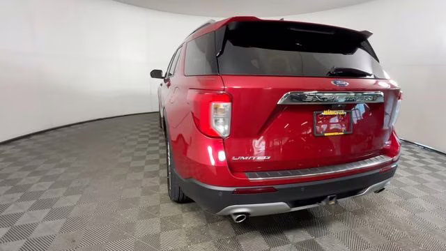 2021 Red Metallic Ford Explorer Limited 4X4 SUV