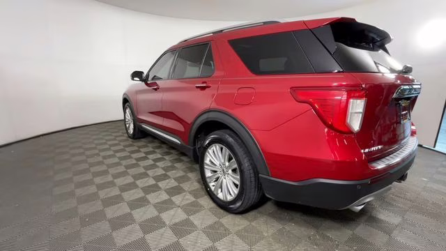 2021 Red Metallic Ford Explorer Limited 4X4 SUV