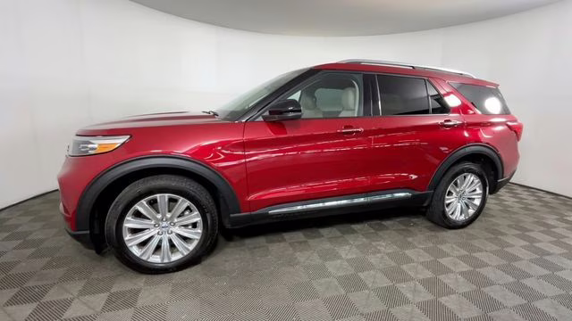 2023 Red Metallic Ford Explorer Limited 4X4 SUV