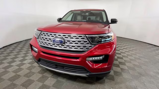 2023 Red Metallic Ford Explorer Limited 4X4 SUV