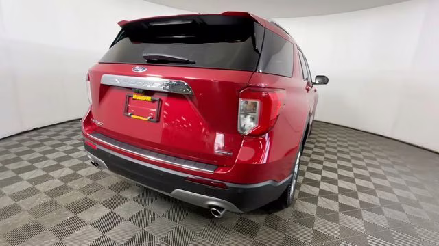 2023 Red Metallic Ford Explorer Limited 4X4 SUV
