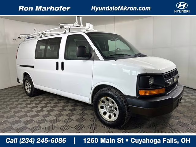 2013 Summit White Chevrolet Express 1500 Work Van AWD Van