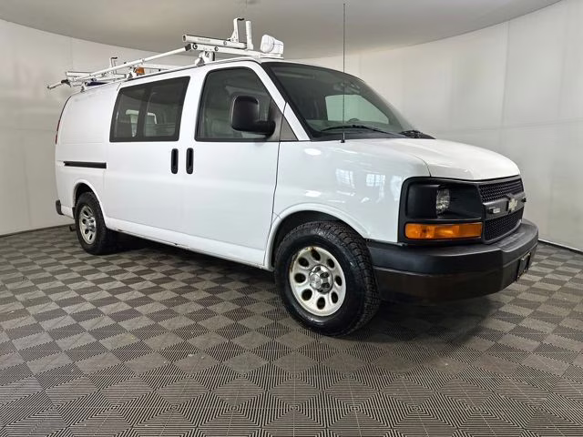 2013 Summit White Chevrolet Express 1500 Work Van AWD Van