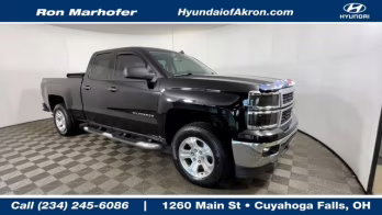 2014 Black Chevrolet Silverado 1500 LT 4X4 Truck