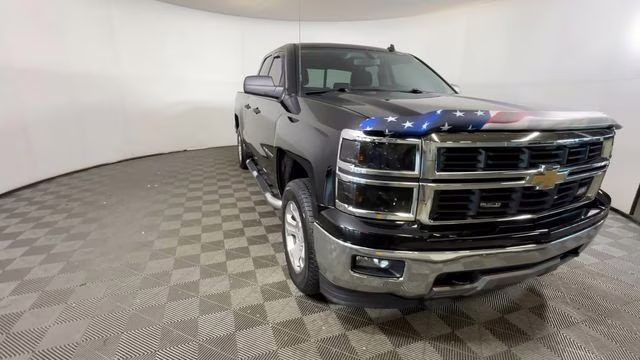 2014 Black Chevrolet Silverado 1500 LT 4X4 Truck