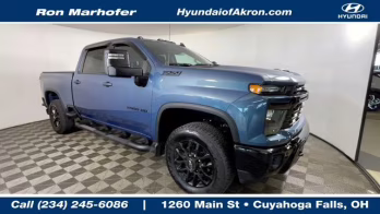 2025 Lakeshore Blue Metallic Chevrolet Silverado 2500HD Custom 4X4 Truck
