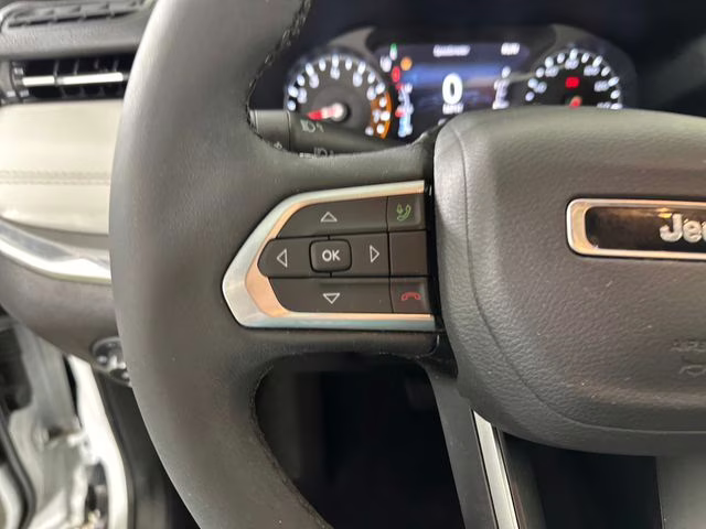 2024 Bright White Clearcoat Jeep Compass Limited 4X4 SUV