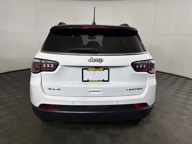 2024 Bright White Clearcoat Jeep Compass Limited 4X4 SUV