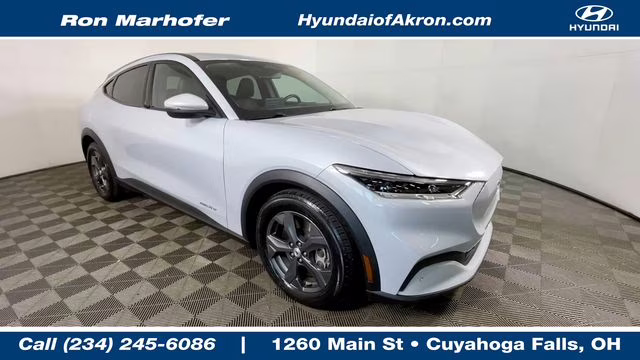 2022 White Metallic Ford Mustang Mach-E Select RWD SUV