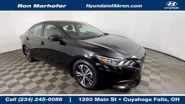 2020 Super Black Nissan Sentra SV FWD Sedan
