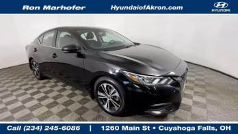 2020 Super Black Nissan Sentra SV FWD Sedan